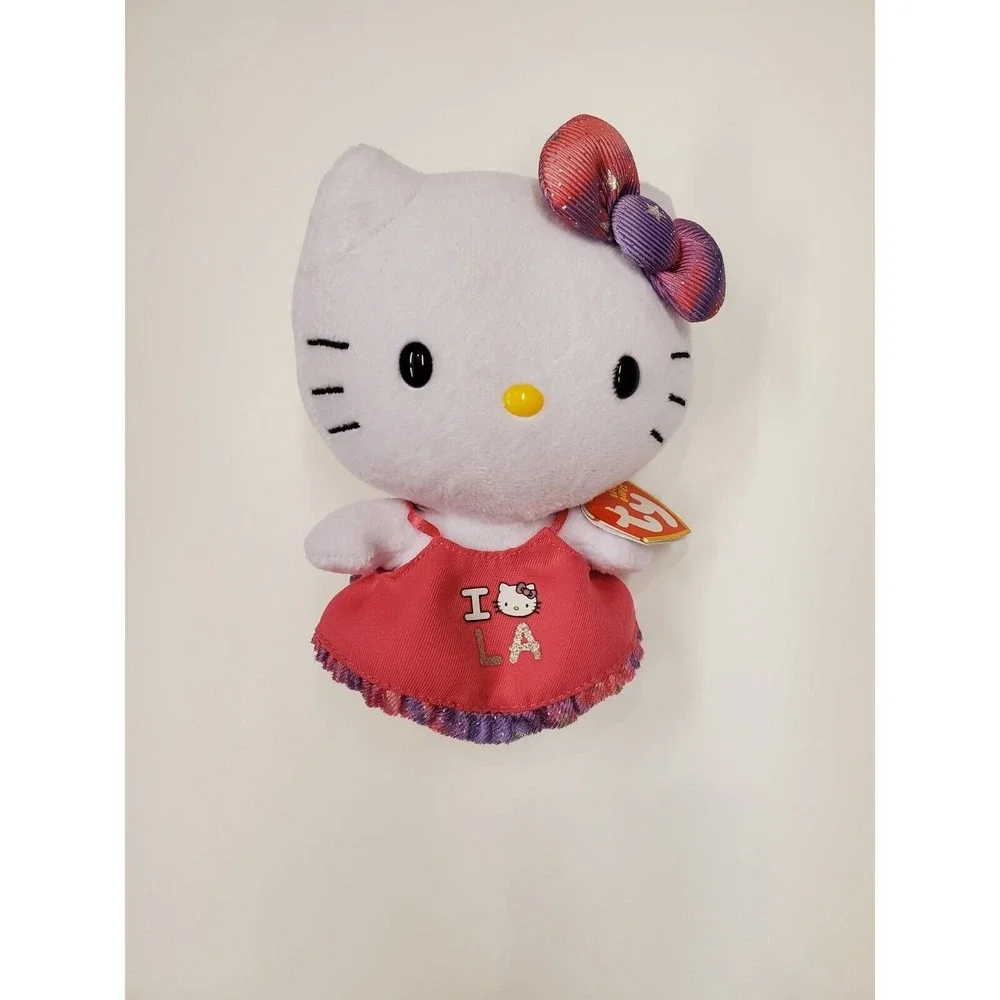 Ty Beanie Babies Hello Kitty I Love LA Plush 6